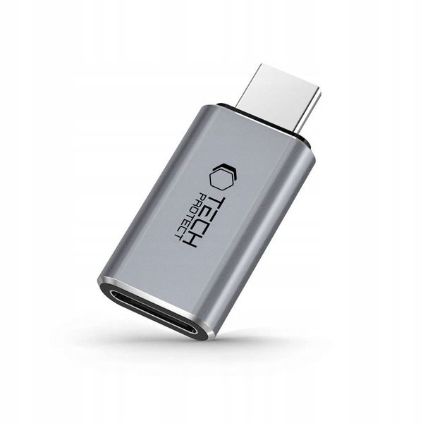Adapter Tech-Protect Ultraboost USB-C DO Lightning Szybki Transfer Szary zdjęcie 1