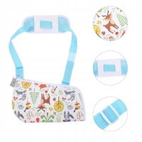 Temblak dziecięcy orteza na łokieć gips ochraniacz pediatryczny wzorek