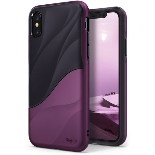 REARTH RINGKE WAVE Apple iPhone X - METALLIC PURPLE na Arena.pl