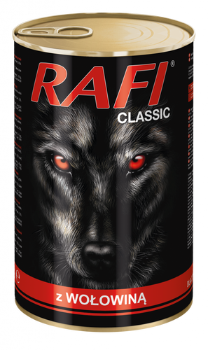 Rafi Karma mokra dla psów z wołowiną 1240 g na Arena.pl