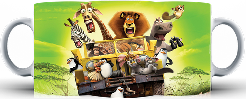 Kubek ceramiczny Pingwiny z Madagaskaru na Arena.pl