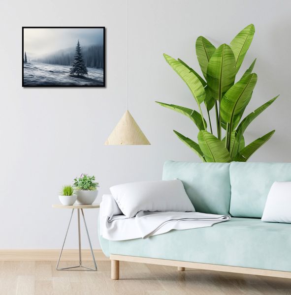 Plakat 55x40cm Samotna Choinka zdjęcie 4