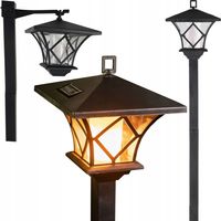 LAMPA OGRODOWA LATARNIA 155CM SOLARNA WYSOKA LED
