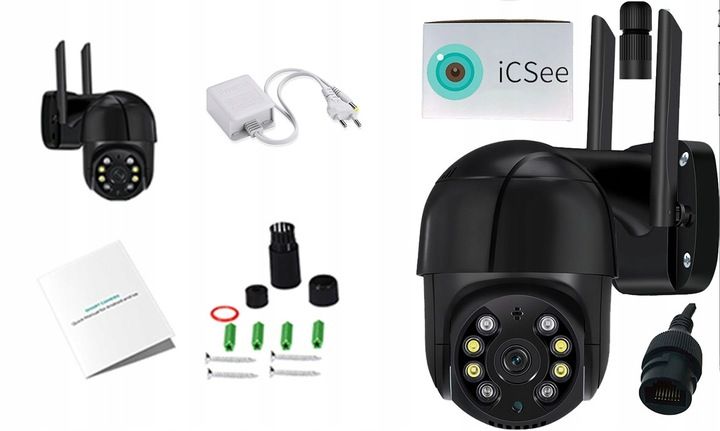 KAMERA OBROTOWA ZEWNĘTRZNA 8MP PRAWDZIWE 4K ULTRA UHD WIFI IP DETEKCJA 8MPx zdjęcie 6