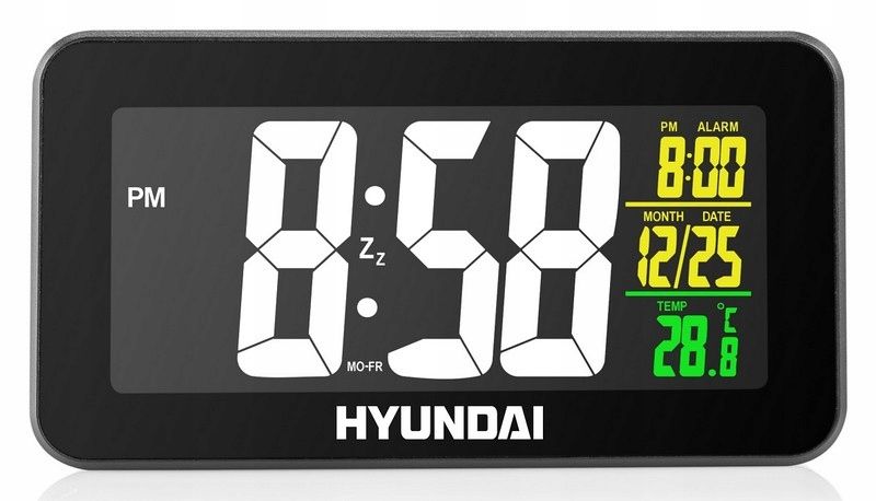 Budzik Zegar AUTO DCF Termometr Data HYUNDAI zdjęcie 2
