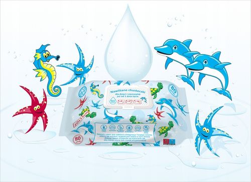 CHUSTECZKI NAWILŻANE DLA DZIECI I NIEMOWLĄT AŻ 99,8% WODY TESTEO 800 sztuk na Arena.pl