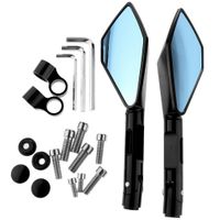 Lusterka motocyklowe uniwersalne, sportowe, ALU, CNC, M8, M10
