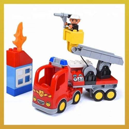 Klocki Wóz strażacki - 30 elementów na Arena.pl