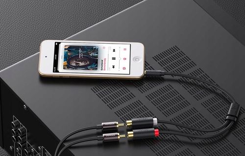 Kabel Przewód Audio JACK 3,5 2xRCA Chinch STEREO HQ Przejściówka na Arena.pl