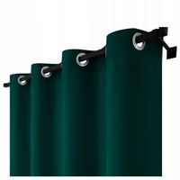 Zasłony Krótkie Na Przelotkach 140x160 Gładkie Zasłona Na Kółka Kolory