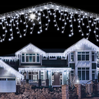 SOPLE FLASH 500 LED ZEWNĘTRZNE BIAŁE ZIMNE CHOINKOWE lampki z Flashem