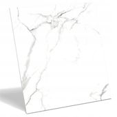 PŁYTKI PODŁOGOWE ŁAZIENKOWE GRES BIAŁY MARMUR STATUARIO 60X60 MATT CARVING