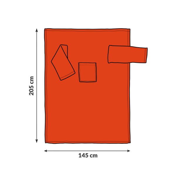 Kocyko-szlafrok - Rudy zdjęcie 5