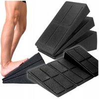 Bloczek pochylny squat wedge block 3 elementy do rozciągania przysiady nogi