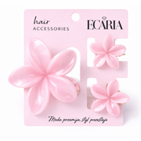 zestaw spinek do włosów klamer 3w1, kwiat xl + 2 szt. mini spinek sp443