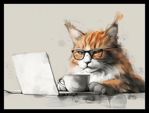 Plakat 40x30cm Nie przed Kawusią na Arena.pl