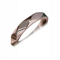 SREBRNA OBRĄCZKA PIERŚCIONEK ŚLUBNE STAL 316L r.17