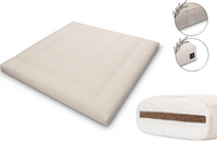 Materac 200x200 z kokosem - Pascall Futon Medium Coco - Ecru