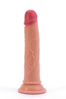 Dildo Silikonowe Z Przyssawką Dual Layered Liquid 18 Cm Lovetoy