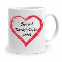 Kubek Prezent Dla Dziewczyny Dziękuję Ci Że Jesteś Z Nadrukiem Ze Zdjęciem