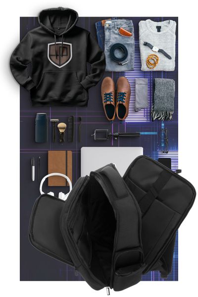 plecak ptn hy243-7062 black zdjęcie 4