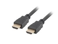 2 x Długi Kabel 7.5m Lanberg 750cm HDMI CEC v1.4 Gold
