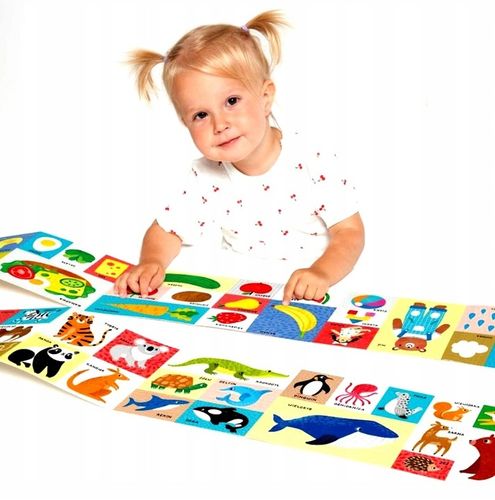 CzuCzu BIBLIOTECZKA 100 Pierwszych Słów Książeczki Harmonijki Malucha 1+ na Arena.pl