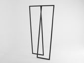 Wieszak SABU - czarny, do przedpokoju, wieszak do biura