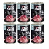 Pan Mięsko karma mokra PIES Wieprzowina z dzikiem 6x400g