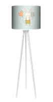 Lampa podłogowa - trójnóg drewniana duża - Bunny Boy