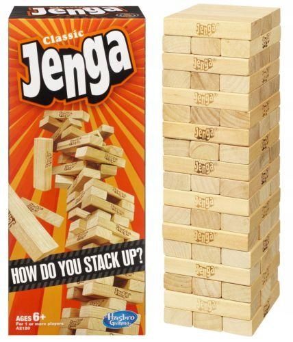 Gra zręcznościowa Jenga Classic Hasbro A2120 na Arena.pl