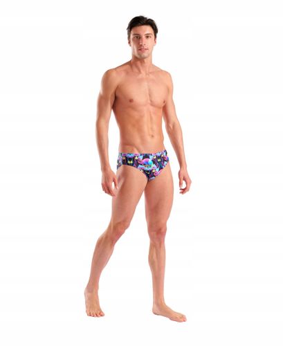 Kąpielówki slipy męskie na basen treningowe Arena Briefs Chameleons r.D4 na Arena.pl