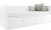 Łóżko Hermes rozkładane + Materace 80x200+szuflady