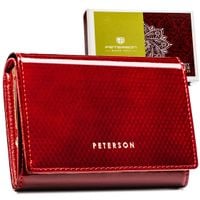 portfel damski skórzany ptn 445-sbr-2326 red