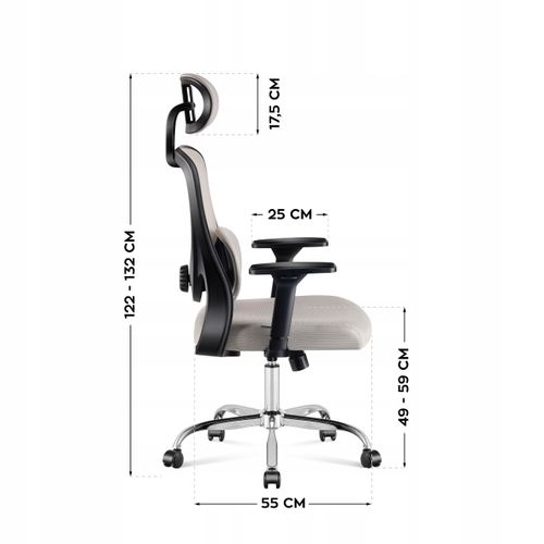 Fotel ergonomiczny Huzaro Manager 3.2 Grey na Arena.pl