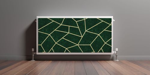 Mata Magnetyczna Zielony MARMUR Wzór Geometryczny Abstrakcja 110cm x 60cm na Arena.pl