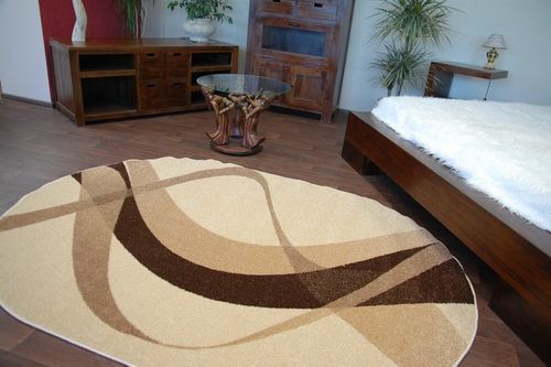 Dywan KARMEL owal BROWN krem na Arena.pl
