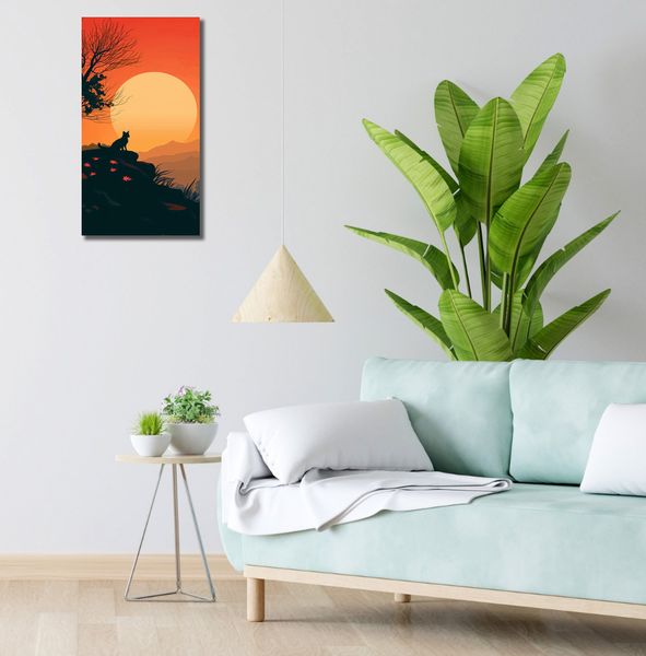 Obraz 30x60cm Kocie Wzgórze zdjęcie 2