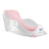 ANGELCARE Leżaczek do kąpieli dla niemowląt i noworodków różowy