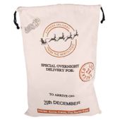 Worek jutowy mikołaja pod choinkę Torba na prezenty