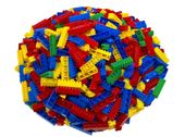POLSKIE KLOCKI DLA DZIECI K1 2kg ponad 800 szt +3L