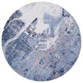 CITIES TOKYO CONDUCTIVE BLUE ROUND 9314