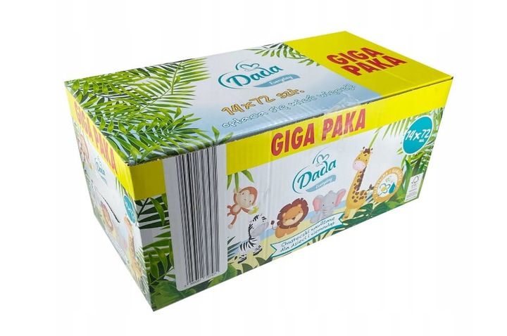 Chusteczki nawilżane Dada Everyday Mega Paka 14x72 zdjęcie 1