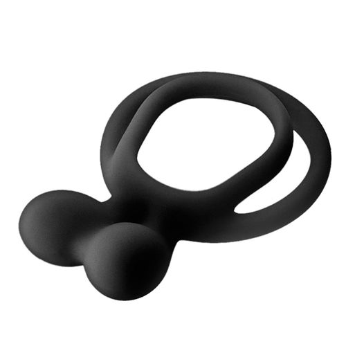 Pierścień Double Cockring Black na Arena.pl