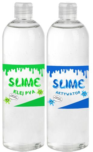 ZESTAW SLIME XXL 13w1 KLEJ PVA DO ROBIENIA GLUTÓW NA PREZENT na Arena.pl