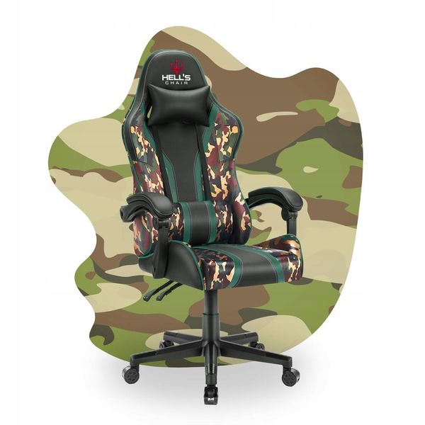 FOTEL GAMINGOWY DLA GRACZA BIUROWY HELL'S zdjęcie 6