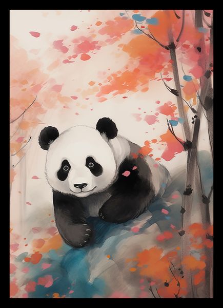 Plakat 21x29,7cm Panda wśród Klonów zdjęcie 2