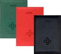 FIRMOWY KALENDARZ Z LOGO A4 2026 książkowy tygodniowy z grawerem 100 sztuk