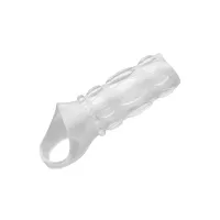 xr brands crystal sleeve elastyczna osłona intymna tpr 11,4 cm
