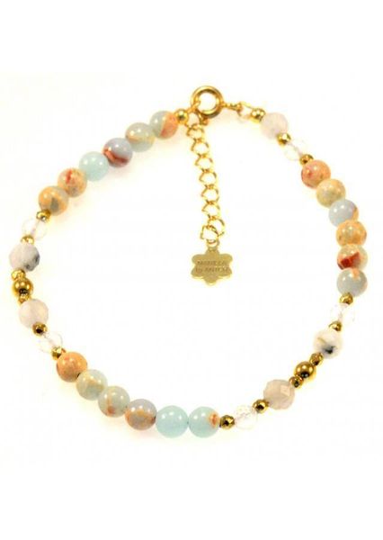 Bransoletka Kryształ Jaspis 925 zdjęcie 1